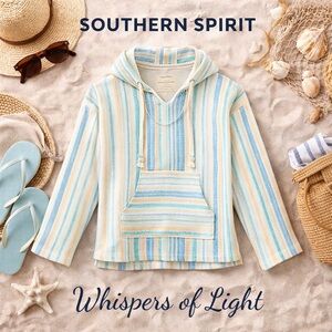 Size S • Southern Spirit Striped hoodie – Soft Spring Colors